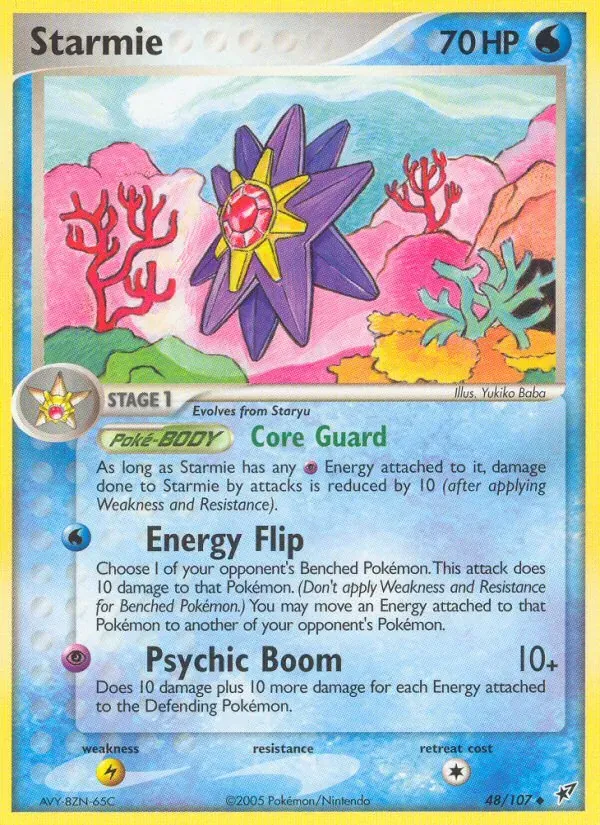 Starmie 48/107 EX Deoxys