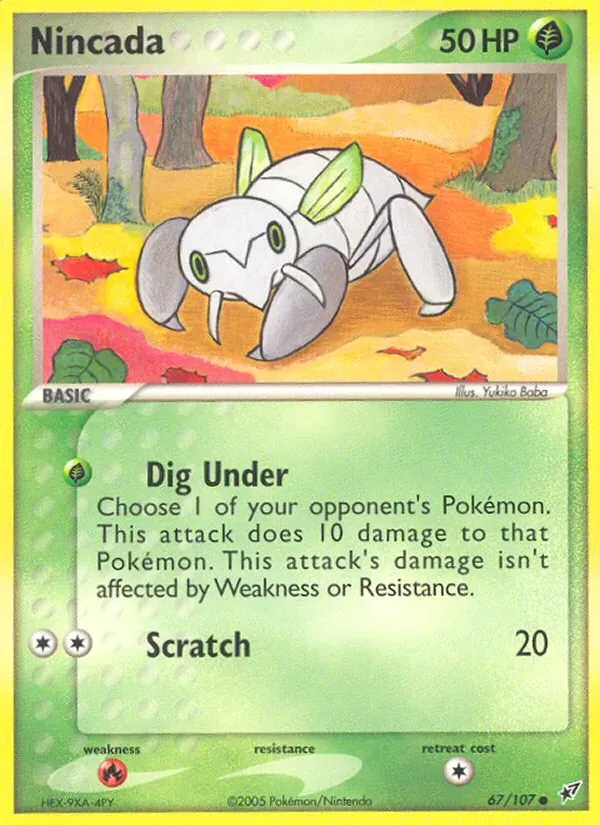 Nincada 67/107 EX Deoxys