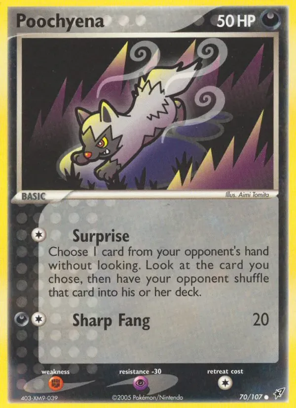 Poochyena 70/107 EX Deoxys