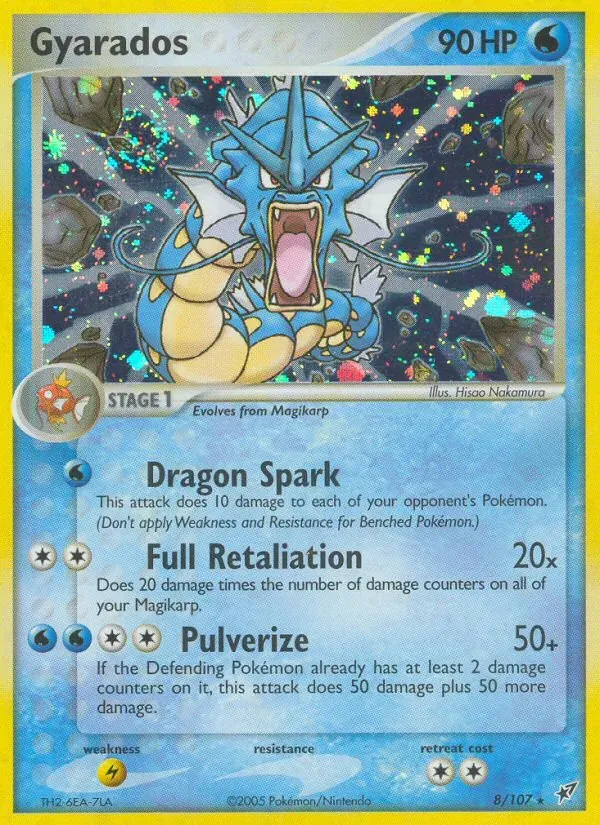 Gyarados 8/107 EX Deoxys