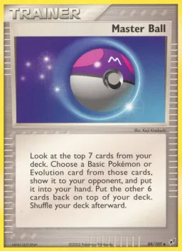 Master Ball 88 EX Deoxys