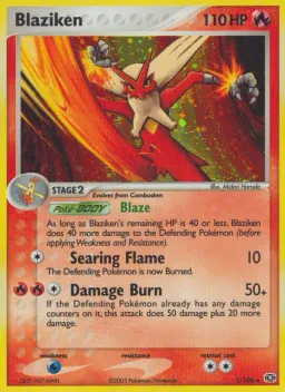 Blaziken 1 EX Esmeralda