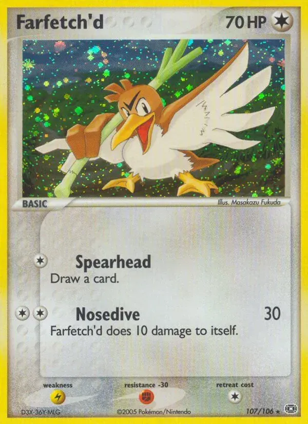 Farfetch'd 107/106 EX Esmeralda