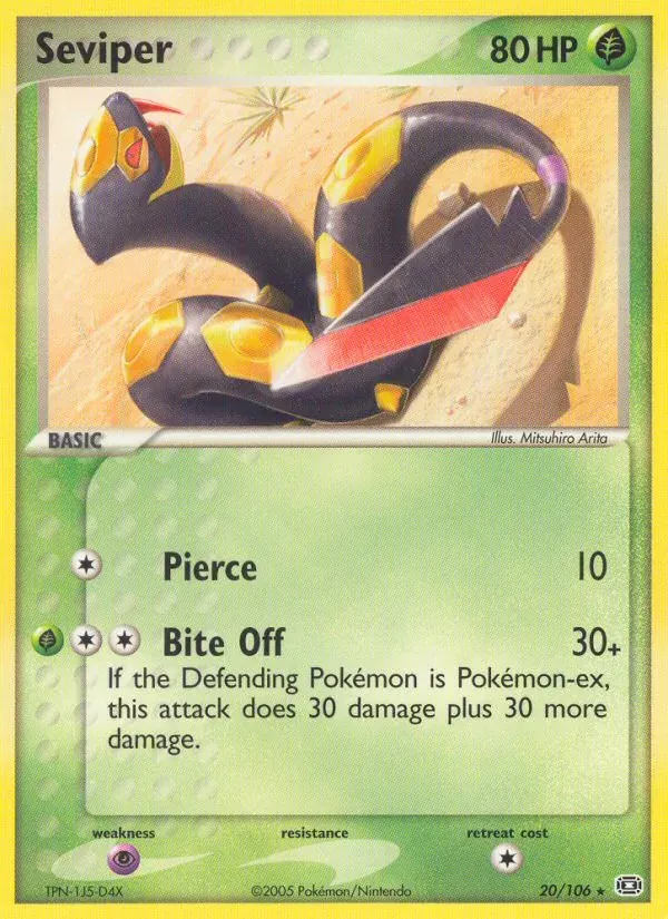 Seviper 20/106 EX Esmeralda