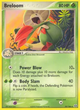 Breloom 22 EX Esmeralda