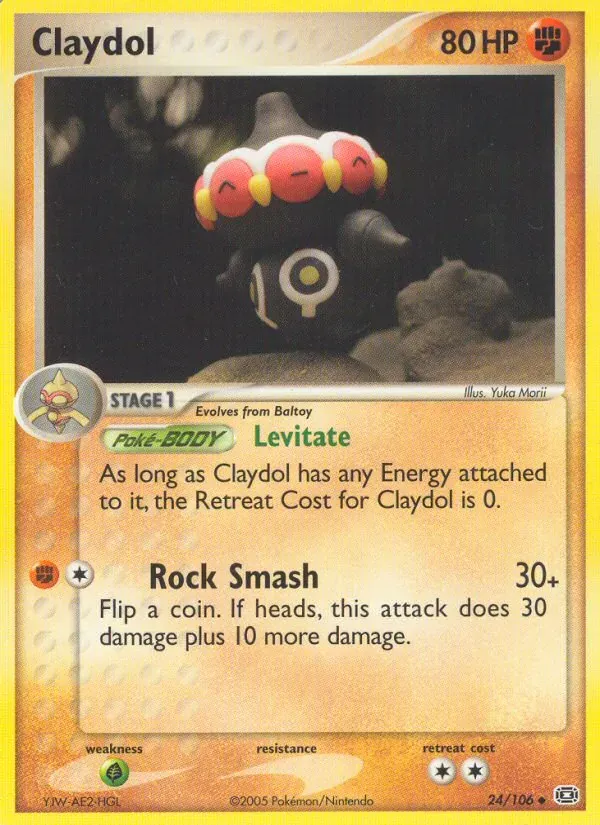 Claydol 24/106 EX Esmeralda