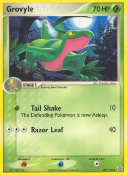 Grovyle 28 EX Esmeralda