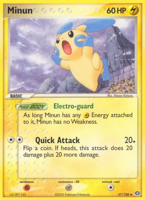 Minun 37/106 EX Esmeralda