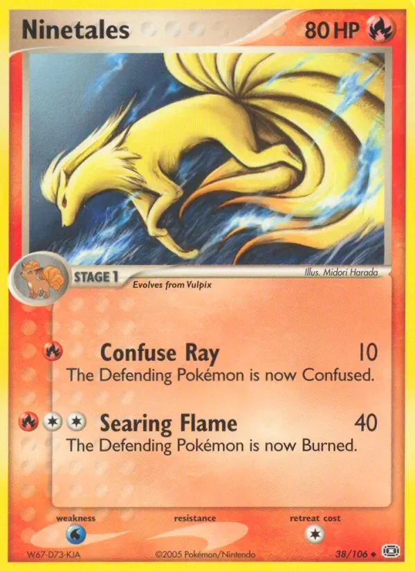 Ninetales 38/106 EX Esmeralda