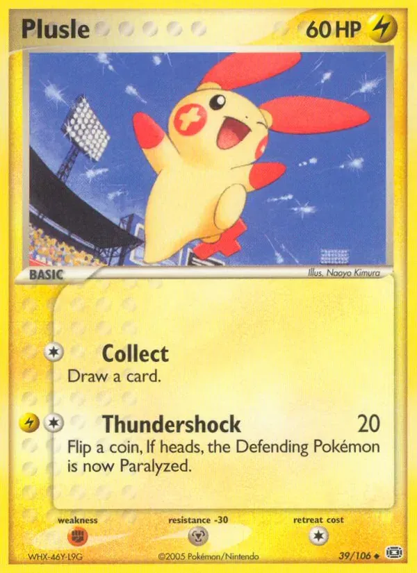 Plusle 39/106 EX Esmeralda