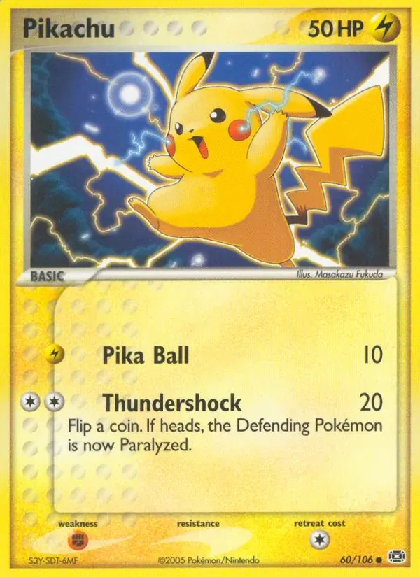 Pikachu 60/106 EX Esmeralda