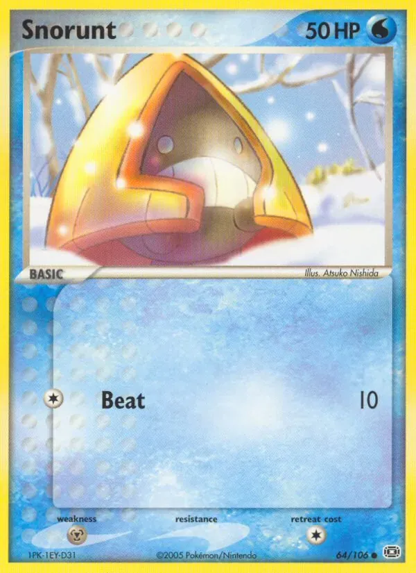 Snorunt 64/106 EX Esmeralda