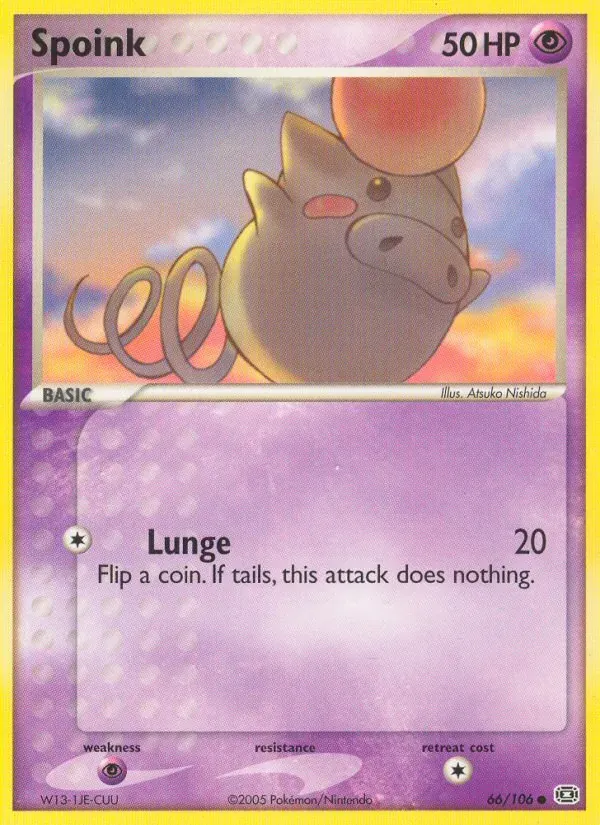 Spoink 66/106 EX Esmeralda