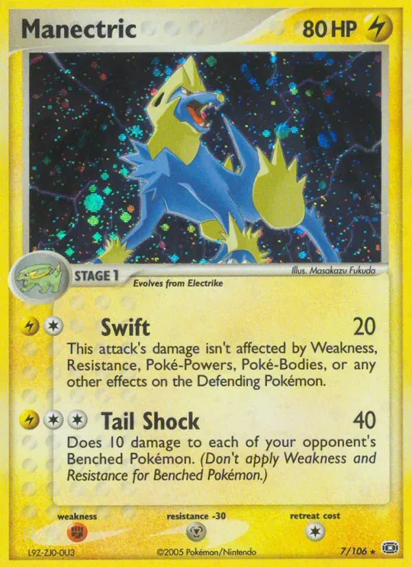 Manectric 7/106 EX Esmeralda