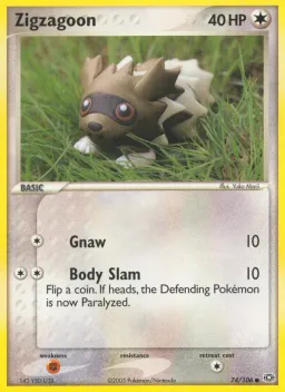 Zigzagoon 74 EX Esmeralda