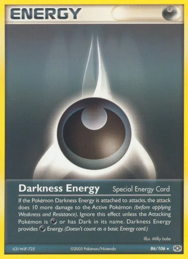 Darkness Energy 86/106 EX Esmeralda