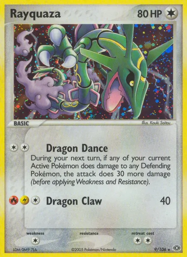 Rayquaza 9/106 EX Esmeralda