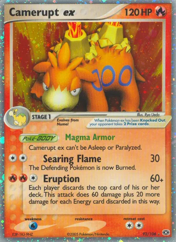 Camerupt ex 92/106 EX Esmeralda