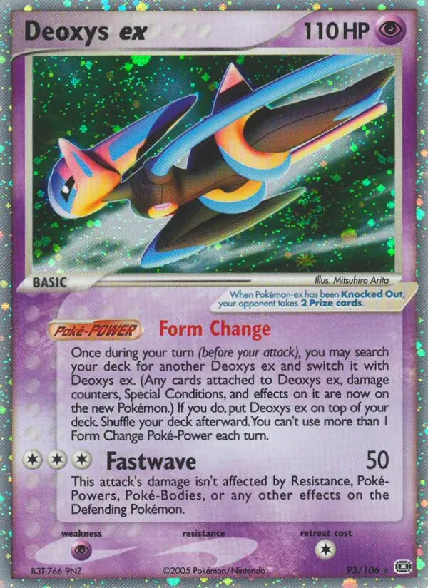 Deoxys ex 93/106 EX Esmeralda