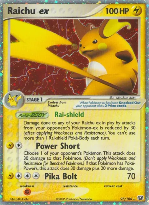 Raichu ex 97/106