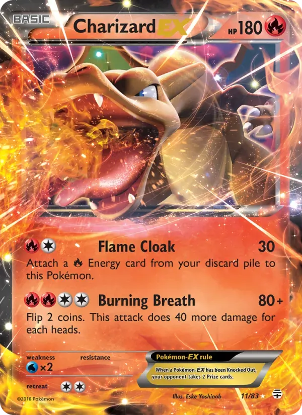 Charizard EX 11/83 Gerações