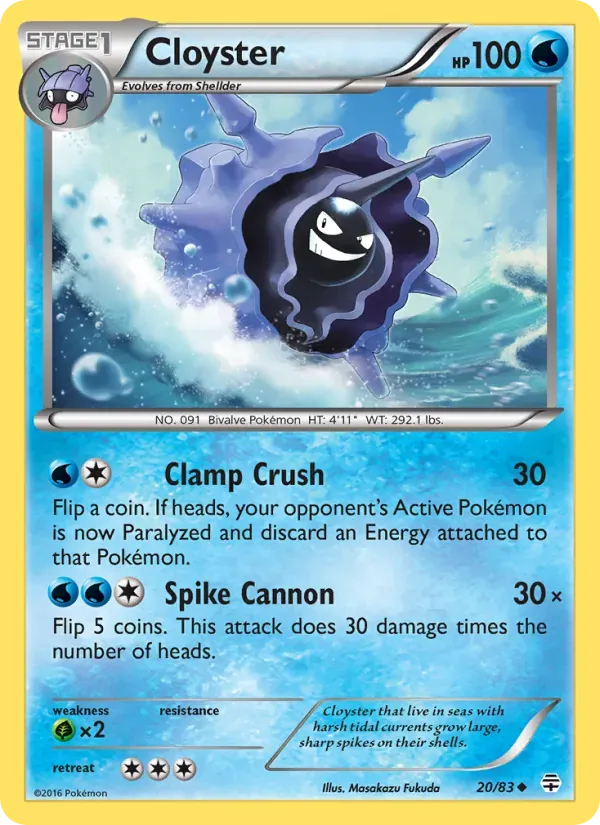 Cloyster 20/83 Gerações