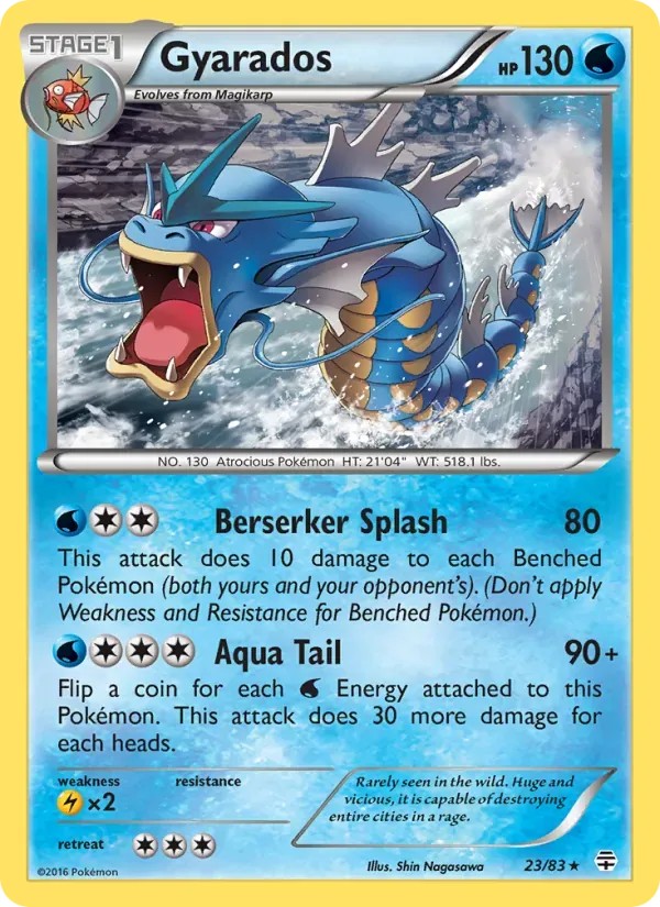 Gyarados 23/83 Gerações