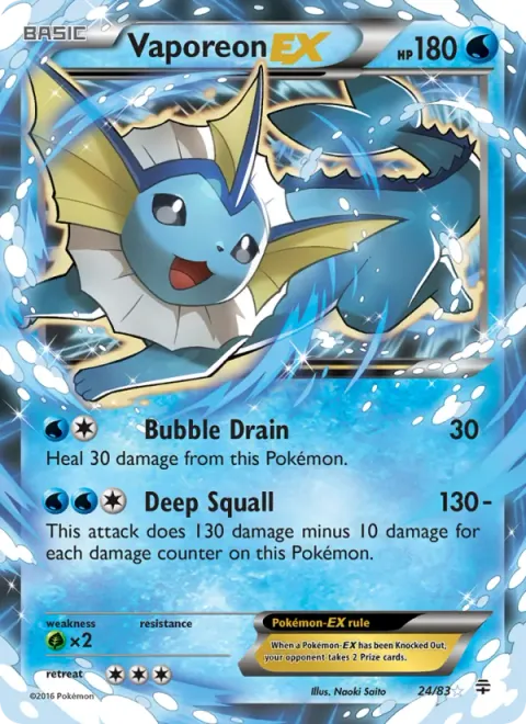 Vaporeon EX 24/83