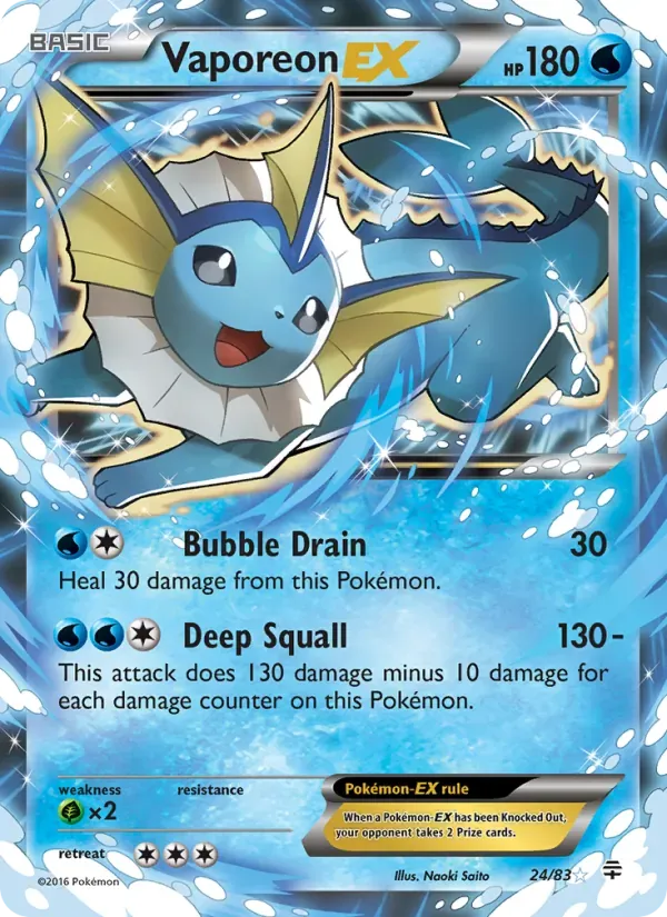 Vaporeon EX 24/83 Gerações