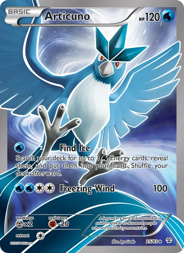 Articuno 25/83 Gerações