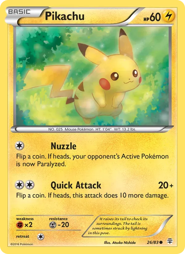 Pikachu 26/83 Gerações
