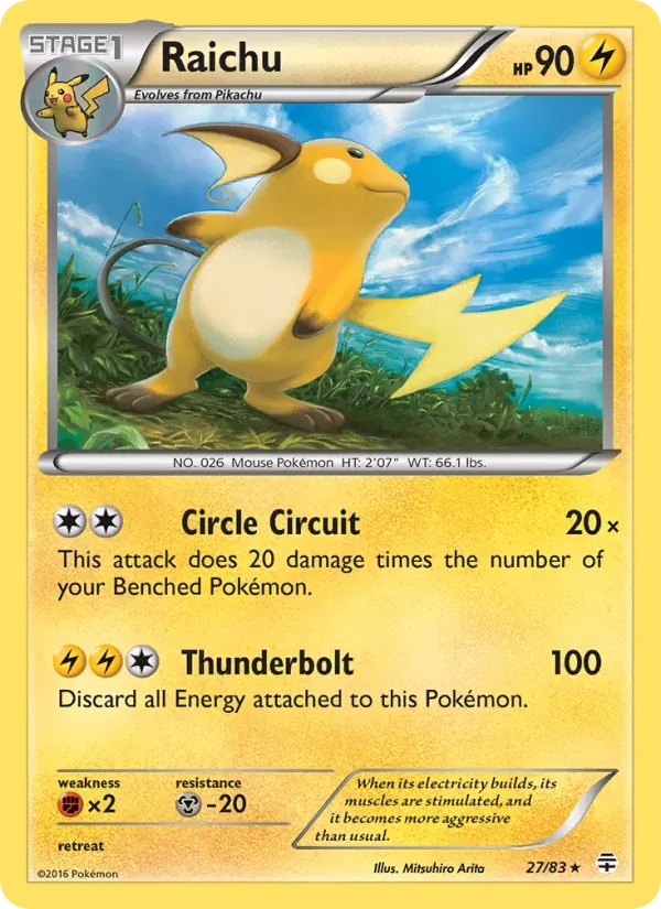Raichu 27/83 Gerações
