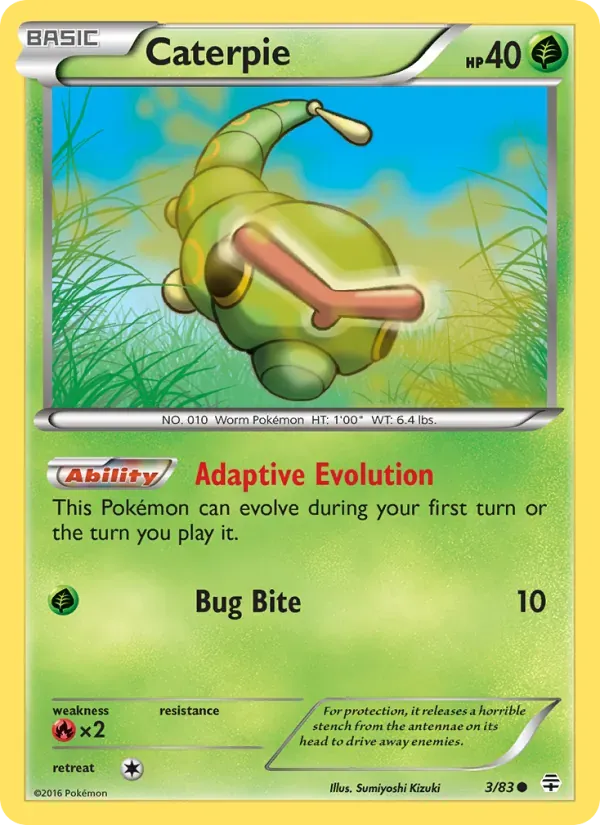Caterpie 3/83 Gerações