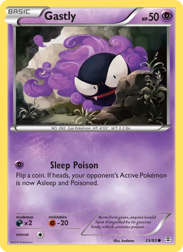 Gastly 33/83 Gerações