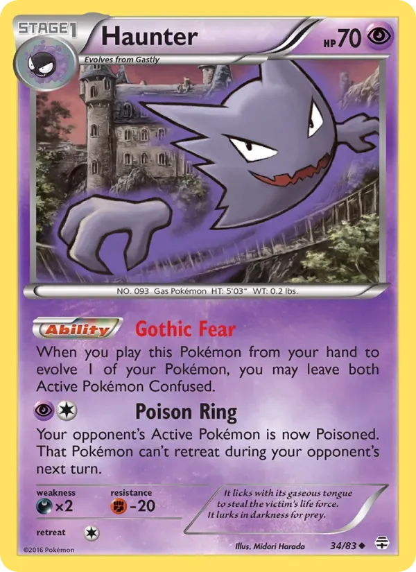 Haunter 34/83 Gerações