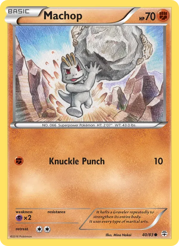 Machop 40/83 Gerações