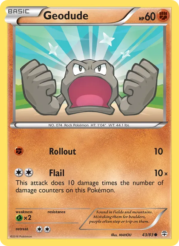 Geodude 43/83 Gerações
