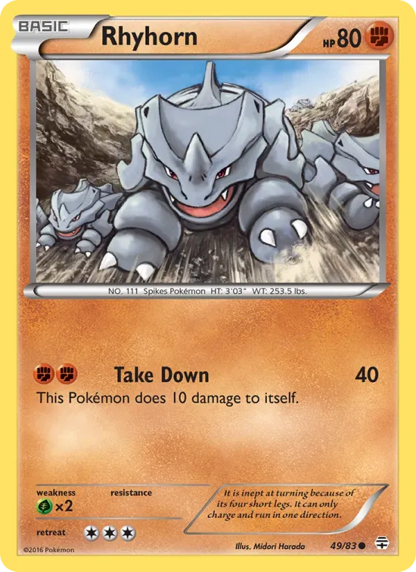 Rhyhorn 49/83 Gerações
