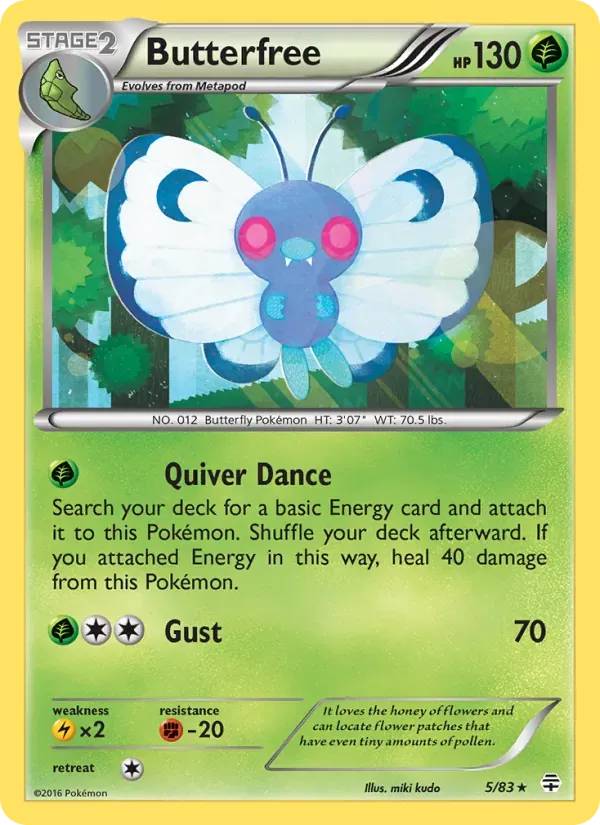 Butterfree 5/83 Gerações