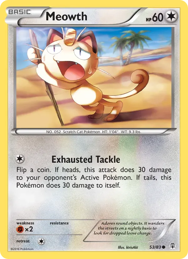Meowth 53/83 Gerações