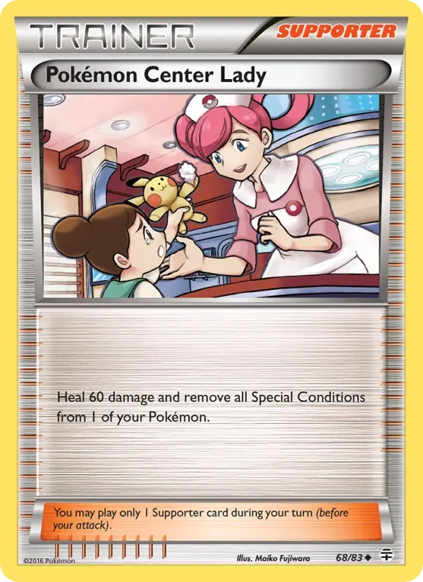 Pokémon Center Lady 68/83 Gerações