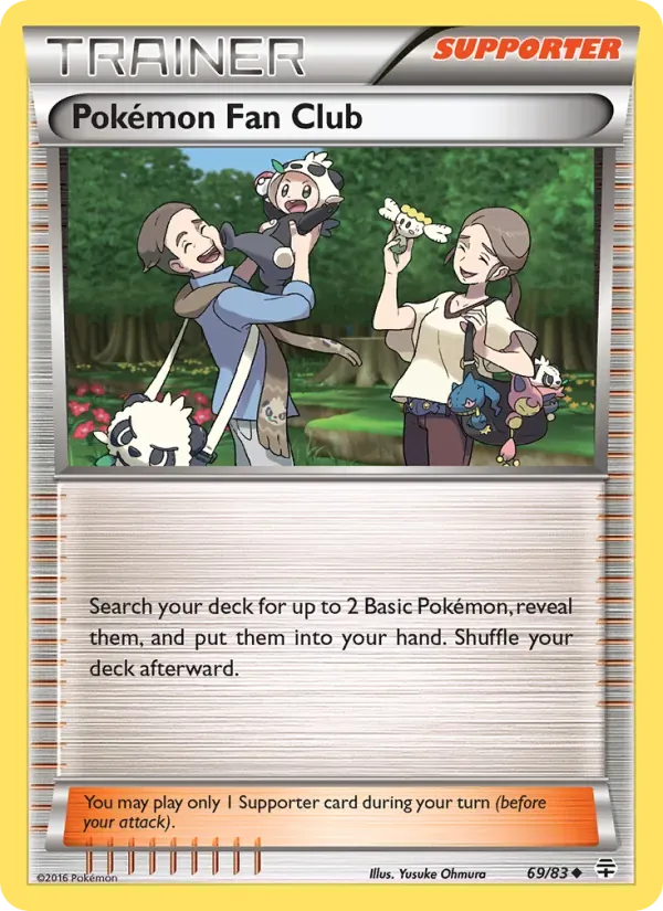 Pokémon Fan Club 69/83 Gerações