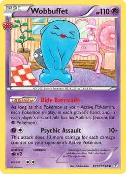 Wobbuffet RC11 Gerações