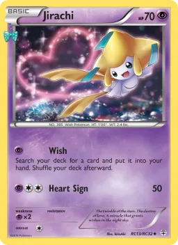 Jirachi RC13 Gerações