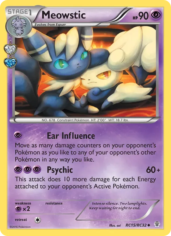 Meowstic RC15/83 Gerações