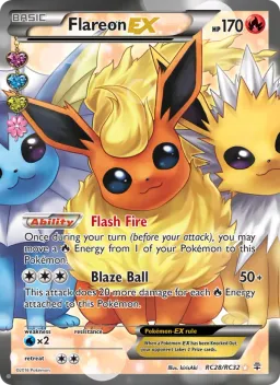Flareon EX RC28 Gerações