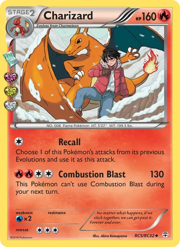 Charizard RC5/83 Gerações