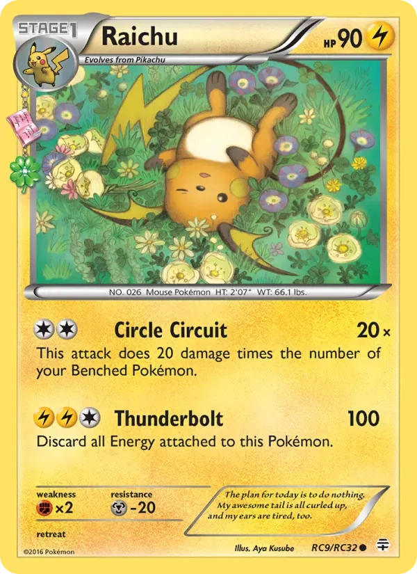 Raichu RC9/83 Gerações