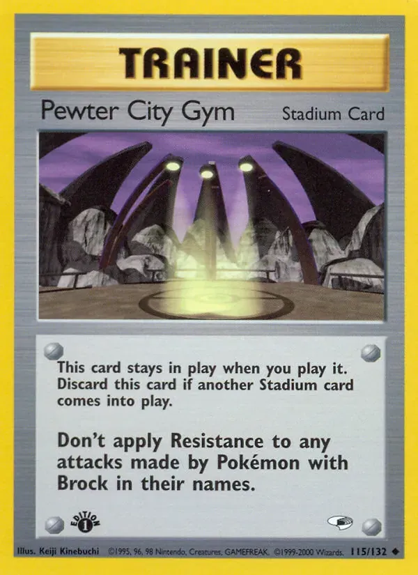 Pewter City Gym 115/132 Gym Heroes