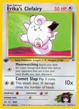 Erika's Clefairy 25 Gym Heroes